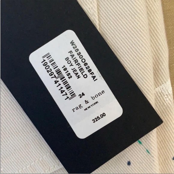 NWT rag & bone Fairfield Boy Jeans - Picture 11 of 16